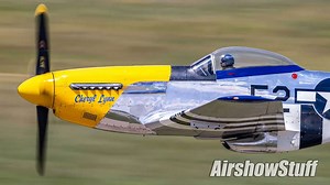 Watch WWII P-51 monsters rip the sky apart at full power - Merlin engine violence