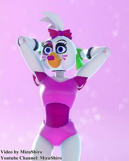 【MMD FNAF】Hip Sway Tiktok Dance (Glamrock Chica)【60fps】