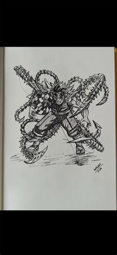 Who can beat this trio? inosuke,tanjiro,zenitsu drawing #anime #art#drawing #demonslayer#shorts #fyp