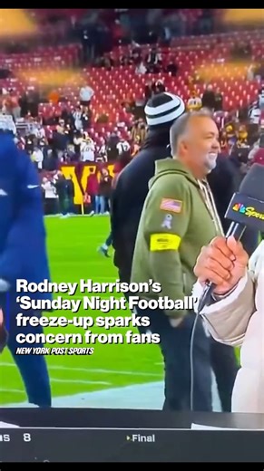 266K views · 390 reactions | NBC Sports analyst Rodney Harrison raised eyebrows when he appeared to lose his train of thought in the pregame show ahead of the “Sunday Night Football” clash between the Broncos and the Commanders. Read more: https://trib.al/Zk2jQaB | New York Post Sports | Facebook