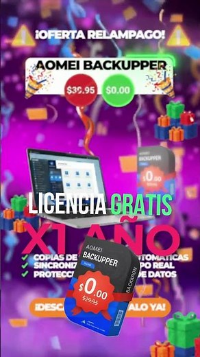 🚨 FREE 1-Year AOMEI Backupper License 🚨 #AOMEI #Backup #Windows #Offers #licenses #free