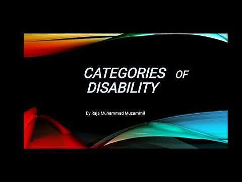 Types of DISABILITIES/IDEA