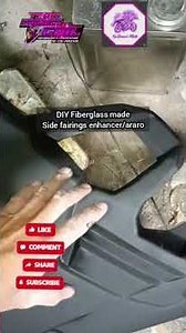 DIY MOTORCYCLE FAIRINGS USING FIBER GLASS