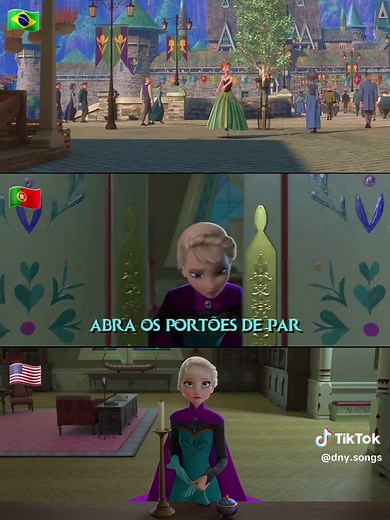 Frozen: 'For the First Time in Forever' em 3 Idiomas