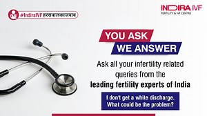1.1K views · 105 reactions | Know everything about White discharge and it’s relationship with pregnancy from Indira IVF’s leading fertility expert Dr. Rakshita in this video. #INDIRAIVFहरसवालकाजवाब | Indira IVF | Facebook