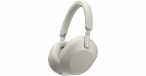 Sony WH-1000XM5 Noise-Canceling Wireless Over-Ear Headphones (Silver)