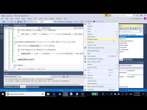Split Code to Multiple files (header/source) in c and c++ on Visual Studio 2017 5