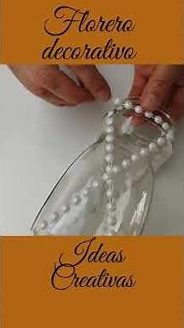 Aprender a decorar un frascos de vidrio #manualidades #hechoamano #diy