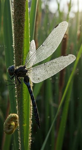 Dragonflies Mastered Ornithopters Millions of Years Ago #Dragonfly #Ornithopter #NatureTech #SciFi