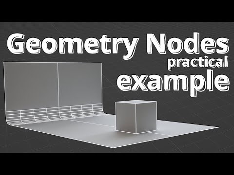 Geometry Nodes a practical example: Backdrop