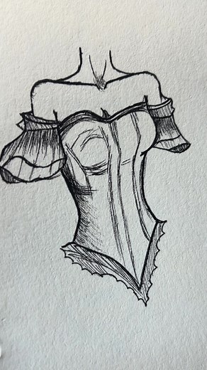 How to Draw a Corset: Step-by-Step Guide