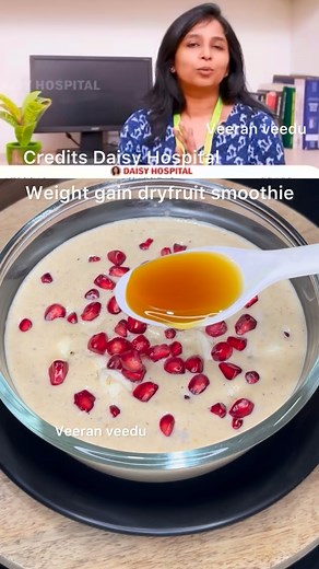 374K views · 859 reactions | Healthy weight gain dry fruit smoothie recipe #dryfriut #smoothie #weightgain #healthy #healthysmoothie #weightgaintips #viral #trending #follow #reels #veeranveedu #cooking #trendingreels #explorepage #tamilstatus #healthtips #explore #reelsındia #tamilreels | VeeranVeedu | Facebook