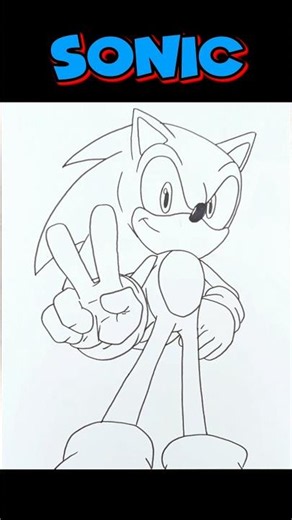 Wait… This Sonic Drawing Looks SO GOOD! ⚡✌️