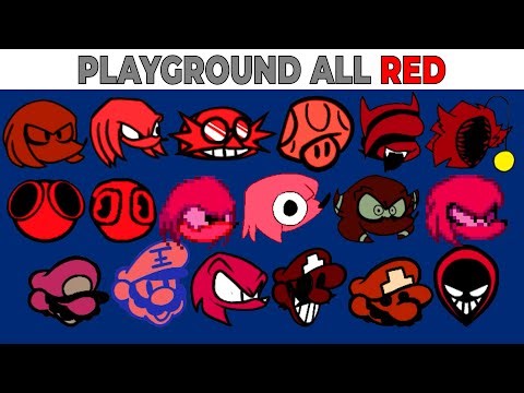FNF Character Test | Gameplay VS My Playground | ALL Red Test #4