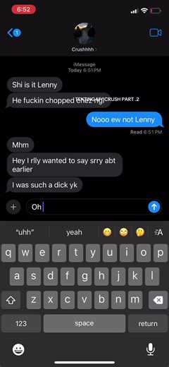 Part twoooo kinda sad #fyp #viral #like #texting #crush | texting my crush