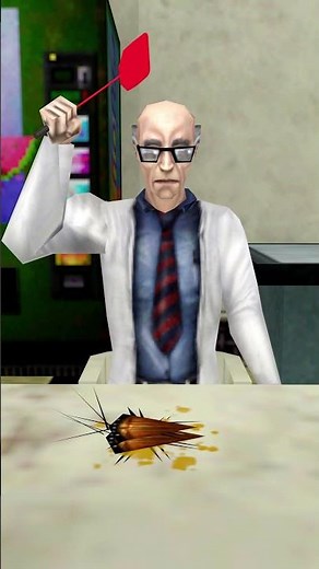 Fellow Scientist vs Mutant Cockroaches🪳😂 / Half-Life animation meme