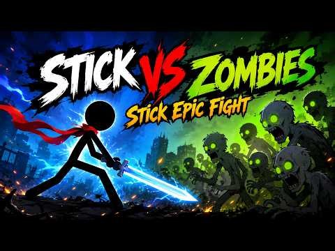 Stickman Defends Against Zombie Horde!