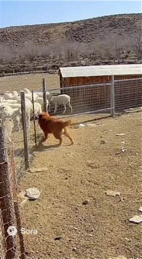 Wolf Attacks Sheep — Farm CCTV Shows Dramatic Moment