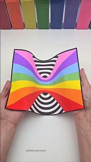 Satisfying Rainbow Warp Sand Art ASMR 🌈 3D Optical Illusion