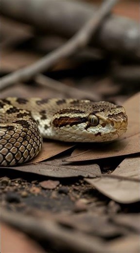 This Snake Sees Heat in the Dark 🐍 | Real Heat Vision Explained 😳 | Leafy Logic #viralshorts