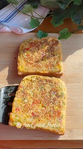 Sooji/rava toast✨ Have you ever tried this instant breakfast/snack recipe that comes together in just 10 mins? It tastes delicious and is super duper easy to make. It’s my go-to recipe for those rushed mornings, when I barely have any time to make breakfast before work! Ingredients I used: - 1/2 cup rava - 1/2 cup dahi - salt - pepper powder - chaat masala - red chilli powder Approx 2 tbsp each: - chopped onions - grated carrots - chopped tomato - chopped bell peppers - chopped coriander leaves 