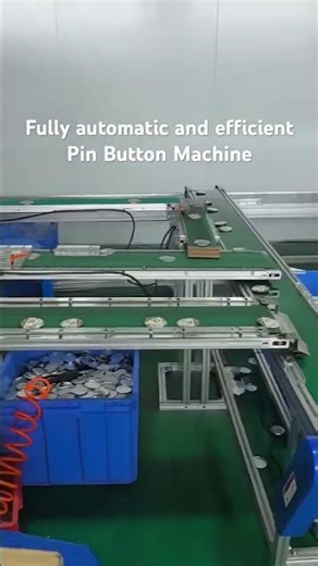 Fully automatic and efficient Pin Button Machine.#machine #automatic #badge