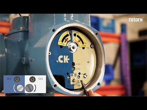 Commissioning the ROTORK CK Range Valve Actuator