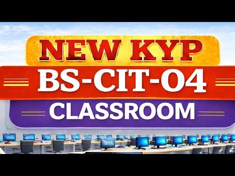 NEW KYP COURSE BS-CIT- 04 SESSION CLASSROOM CLICKER FULL