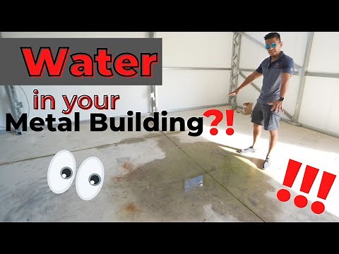 How to keep water out of your Metal Building? | WolfSteel Buildings