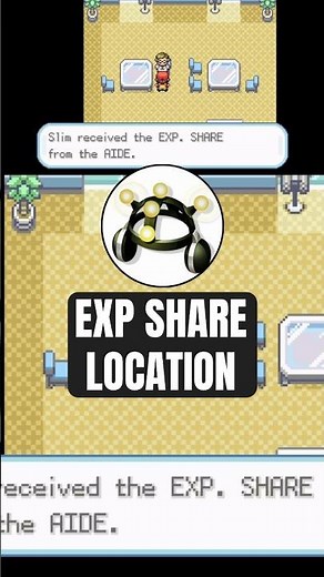 How to get the EXP SHARE in Pokémon Fire Red & Leaf Green (Nintendo Switch 2) #shorts