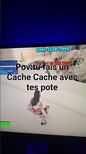 Tu fais un Cache Cache avec tes pote#Chache Chache#Fortnite