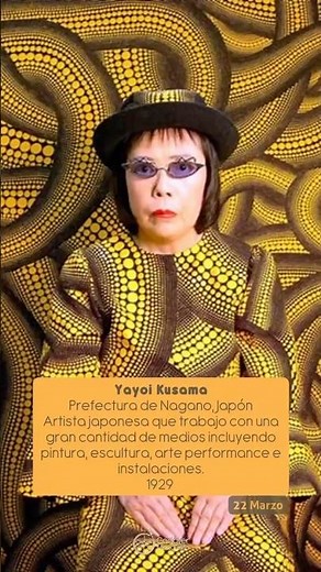 🎨 Yayoi Kusama: La artista del infinito #yayoikusama #art #historiadelarte #mujeresenelarte