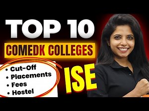 🎯 Cut-Offs, Placements, Fees & Hostel Info of Top 10 ISE Colleges via COMEDK 🏆🏠💸