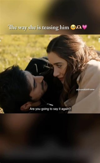 The way she is teasing him 🥹🫶🏻💗 #arafta #ateş #mercan #turkishseries #trending