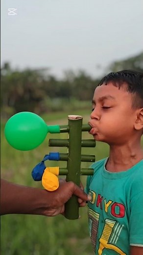 Amazing Homemade Bamboo Flute with Balloons | Creative DIY Musical Toy
