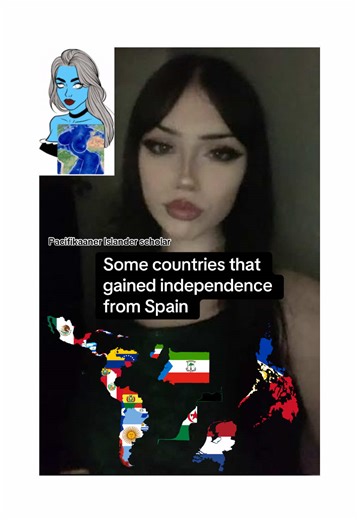 Some countries that gained independence from Spain #history #geography #map #maps #mapper