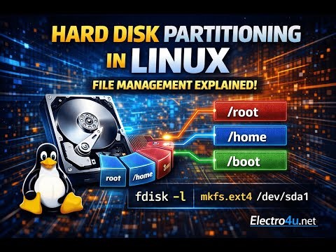 How to Partition a Hard Disk in Linux | File Management Explained!