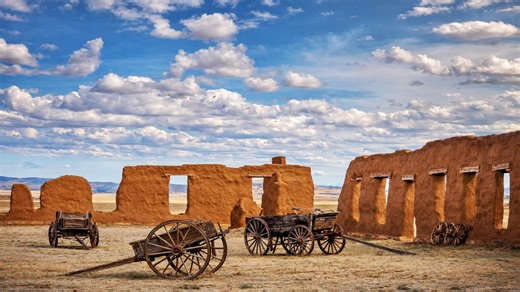 Historic frontier fort at Fort Union National Monument