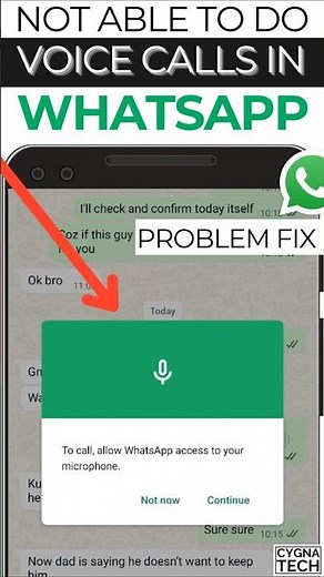 📞 Not Able to Do Voice Calls on WhatsApp? Problem FIX