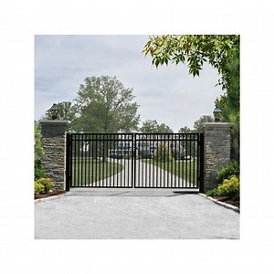 [Hot Item] Wrought Iron Gate Hot Selling Designs Simple Arts and Crafts Wrought Iron Gate Design Main Door Grill Design Wrought Iron Driveway Gate