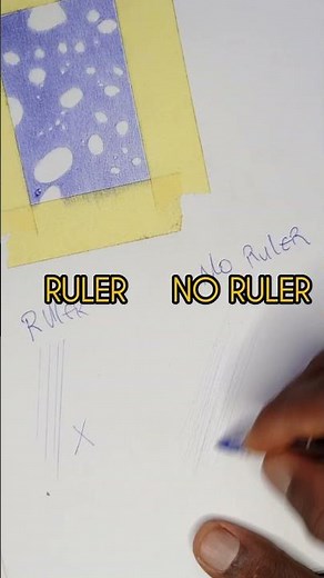 How to Draw Perfect Lines Without a Ruler