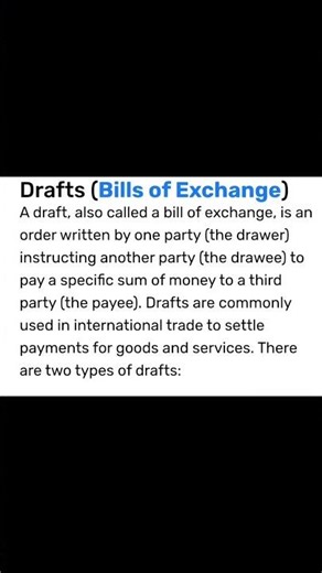 Types of Negotiable Instruments #youtube #tranding