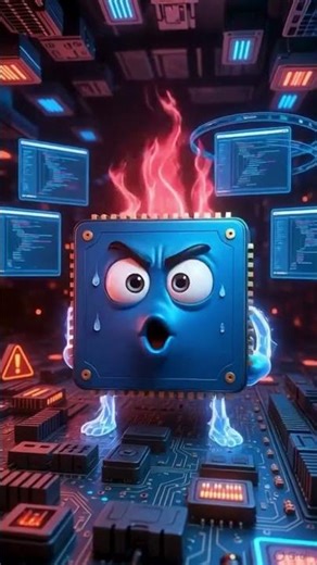 When Programmer Opens 50 Chrome Tabs & Says “Just One More Feature” 💻🔥 | Angry CPU AI Meme