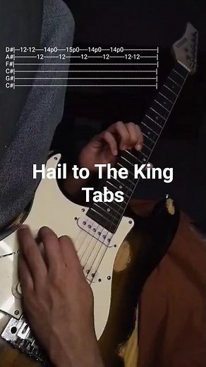 Hail To The King —Guitar Intro Tabs ‪@avengedsevenfold‬ #guitar #tab #cover #a7x #synystergates