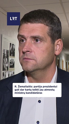 Žemaitaitis: čia ne mano problema. LRT TV naujienų tarnybos vaizdo medžiaga. #LRT | LRT