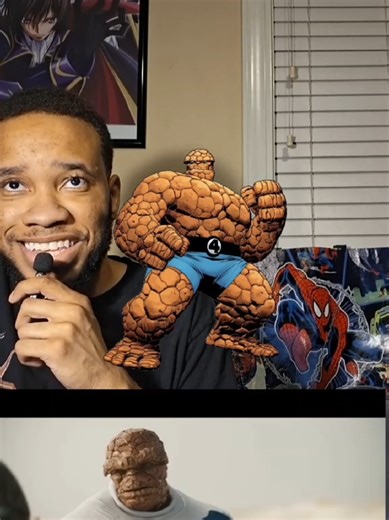 Reaction to Fantastic Four's The Thing in Avengers Trailer