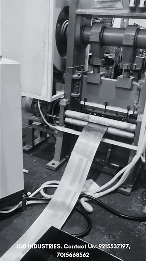 Coil to Blank Perforation Process | High-Speed Servo Machine in Action #perforatingmachine