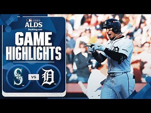 Mariners vs. Tigers ALDS Game 4 Highlights (10/8/25) | MLB Highlights