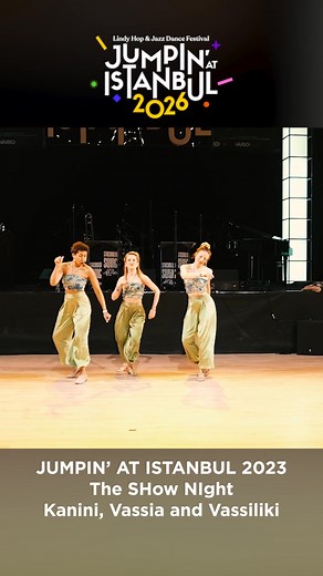 1.3K views | JUMPIN' AT ISTANBUL 2023 - The Show Night - Kanini, Vassia and Vassiliki The Show Night is a special 1-act show that includes various performances which include solo, couple and group performances from dancers all over the world. Video @eeyigitt & @ekici.ahmetefe (instagram) Save The Date! 15-16-17-18 January 2026 Register Now website & registration: www.jumpinatistanbul.com instagram: www.instagram.com/jumpinatistanbul/ | Social Swing | Facebook