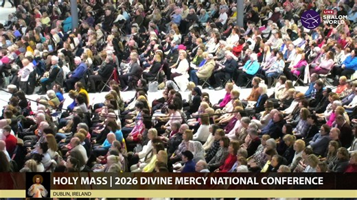 LIVE on Shalom World: The 2026 Divine Mercy National Conference, from Dublin, Ireland Centered on the Eucharistic theme, “This Is My Body… This Is My Blood, Given Up for You,” this three-day gathering invites you into a deeper encounter with Christ present in the Blessed Sacrament. Experience Holy Mass, Eucharistic Adoration, powerful preaching, healing services, and the Sacrament of Reconciliation. Hear from speakers including Fr. James Blount, S.O.L.T., Fr. Leon Pereira, O.P., Fr. Adrian Crowl